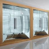 AWT Dampfsauna W206D rote Zeder 230x130 9kW Harvia